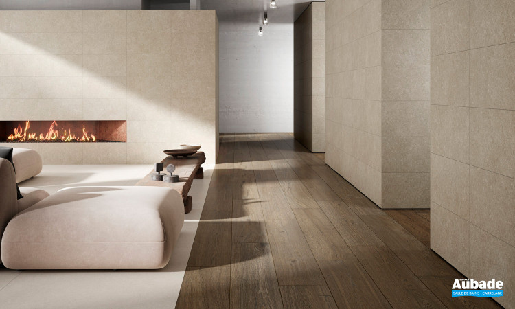 Collection Couvet par Tau ceramica en coloris Nogal