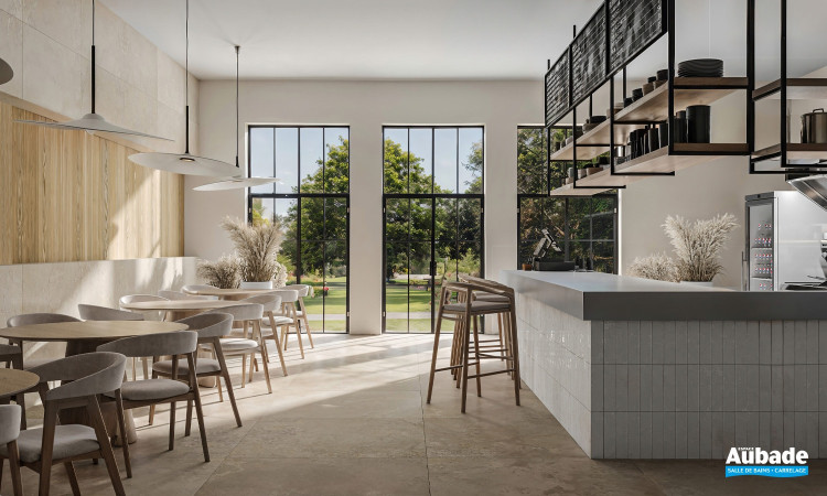 Collection Dorset par Tau Ceramica en coloris Linen