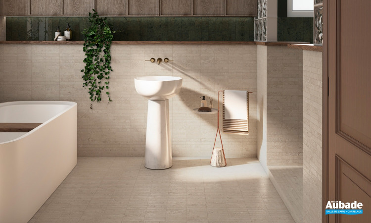 Collection Dorset par Tau Ceramica en coloris Sand et Mosaïque