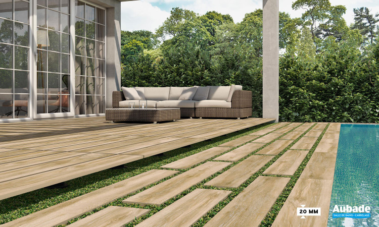 Collection Forever par Tau Ceramica en coloris Roble 20 mm
