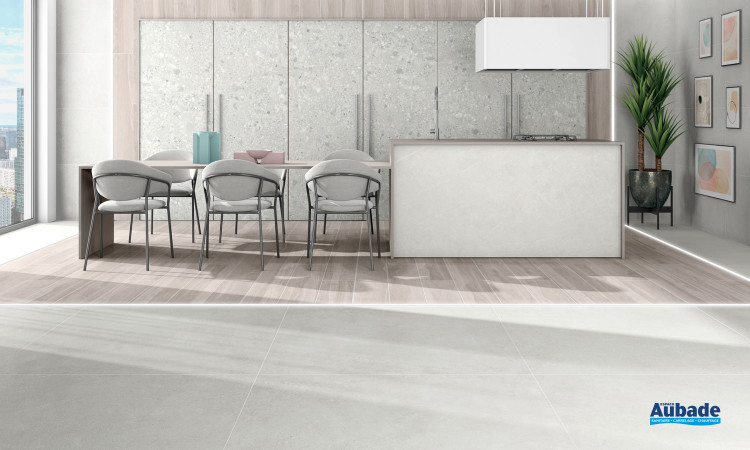 Collection Integra par Tau Ceramica en coloris Pearl