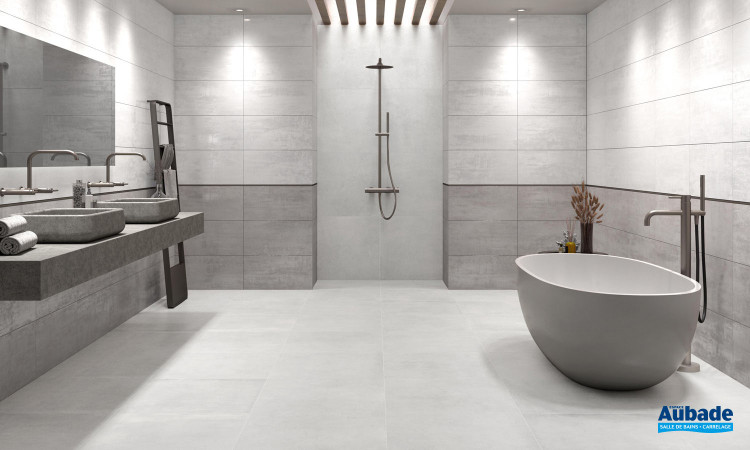 Collection Maison par Tau Ceramica en coloris White et Silver