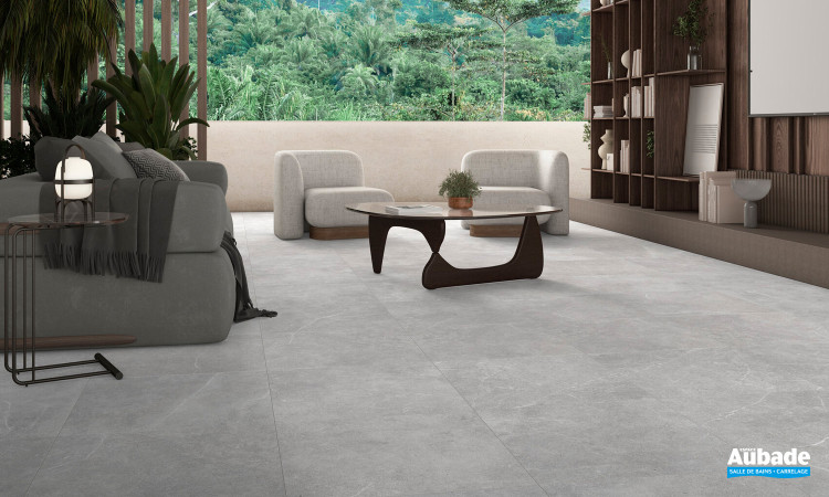 Collection Novastone par Tau Ceramica en coloris Silver