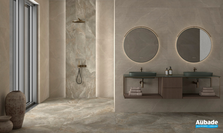 Collection Tempo par Tau Ceramica en coloris Sand