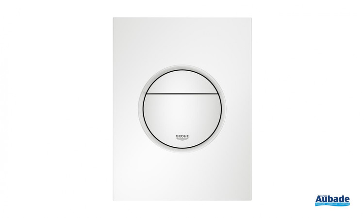 Plaque de commande Nova Cosmopolitan S de Grohe - Blanc Alpin