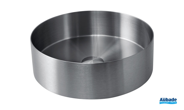 Vasque Inox Line finition PVD Inox brossé