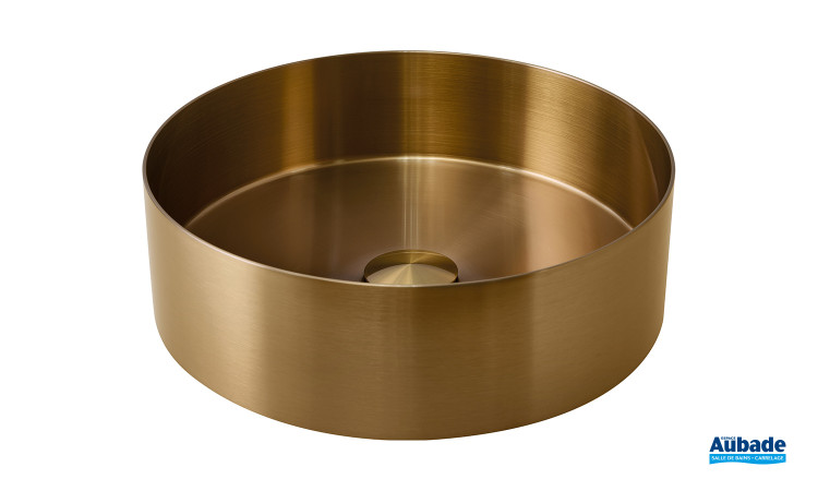Vasque Inox Line finition PVD Cuivre brossé