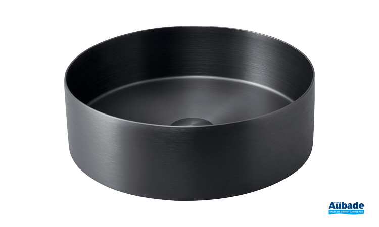 Vasque Inox Line finition PVD Gun Métal brossé