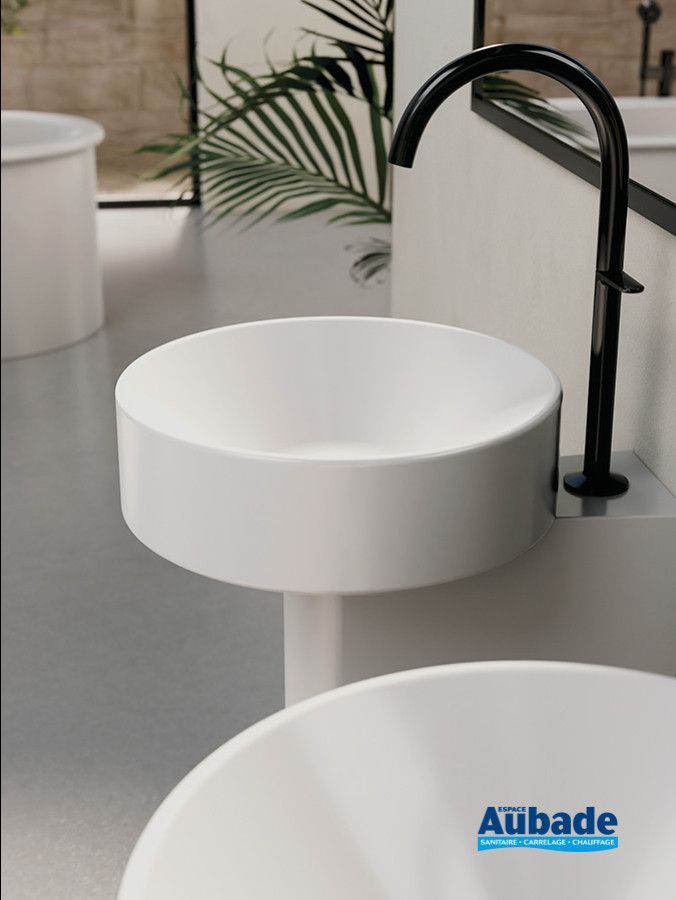Vasque en îlot BetteSuno Pedestal Blanc brillant de Bette