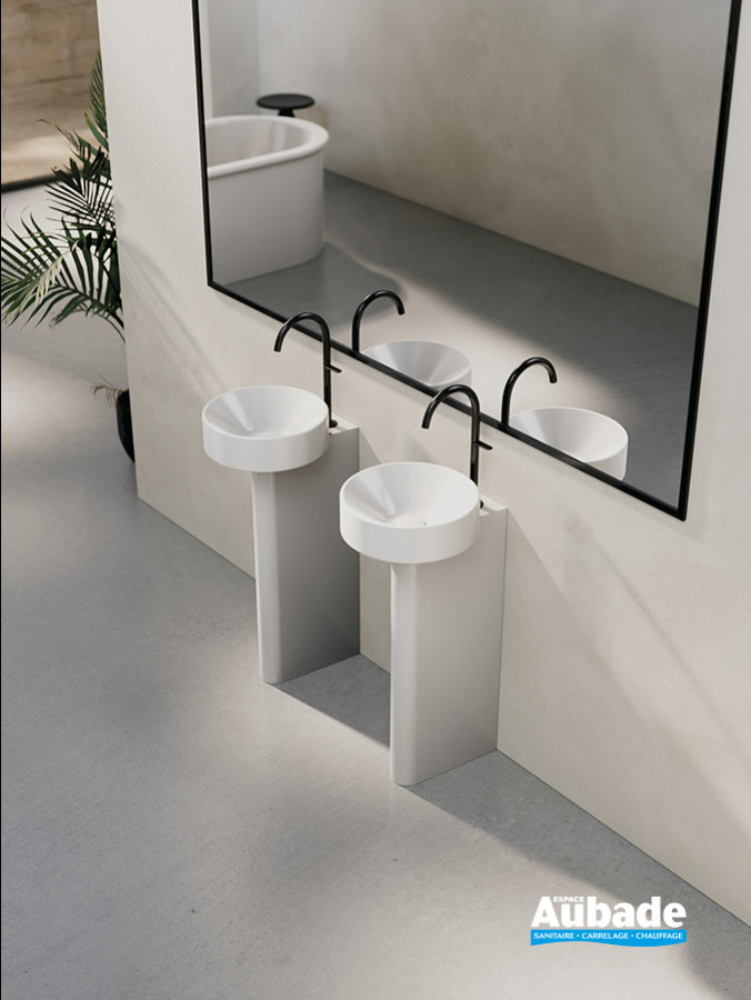 Vasque en îlot BetteSuno Pedestal Blanc brillant de Bette