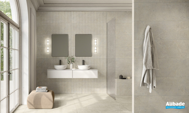 Collection Cavira par Villeroy & Boch en coloris Light Grey et décor Light Grey
