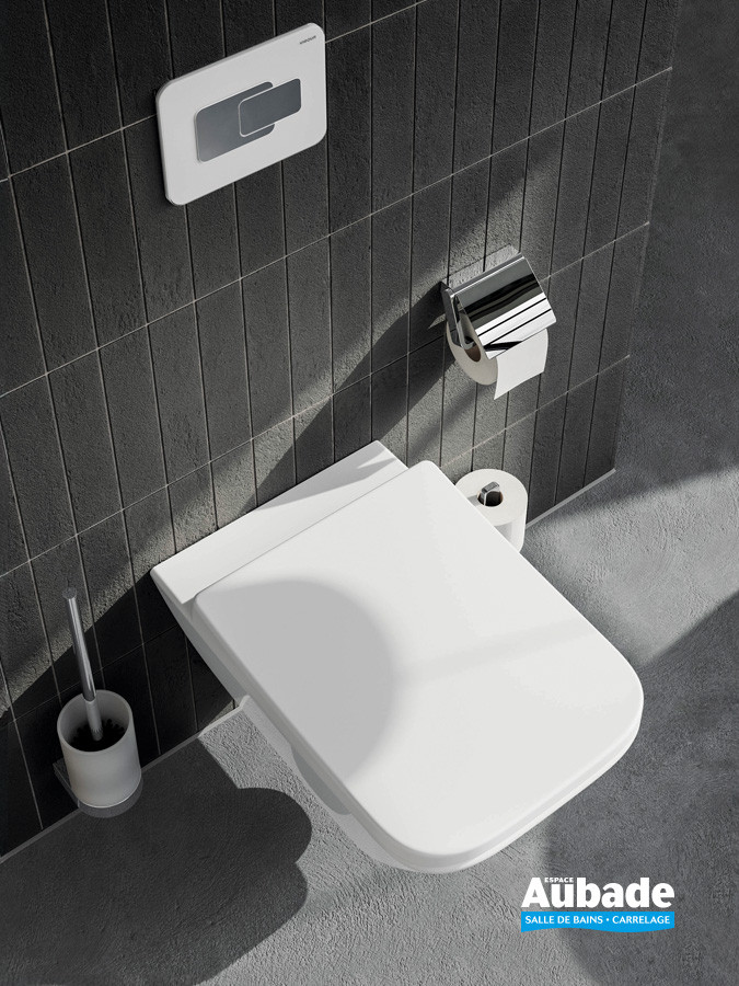 Pack WC suspendu Derby Style<sup>2</sup> Carré caréné sans bride de Vigour