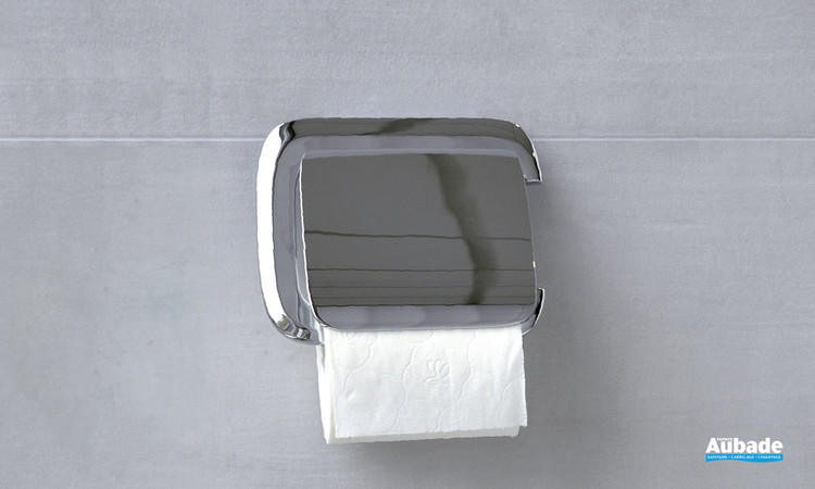 Porte-rouleau papier toilette avec couvercle Derby Style Vigour