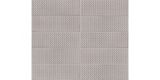 Listel Emil Ceramica Sixty Minibrick Matt Timbro Cenere