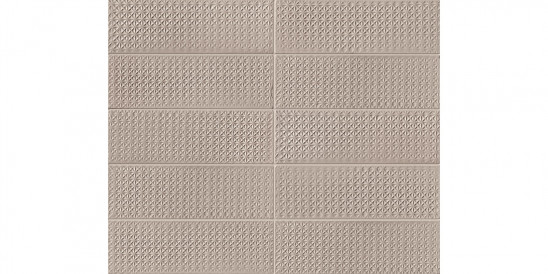 Listel Emil Ceramica Sixty Minibrick Matt Timbro Fango