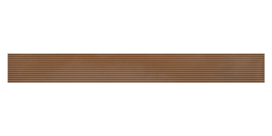 Listel Watery par Tau Ceramica en coloris Cotto