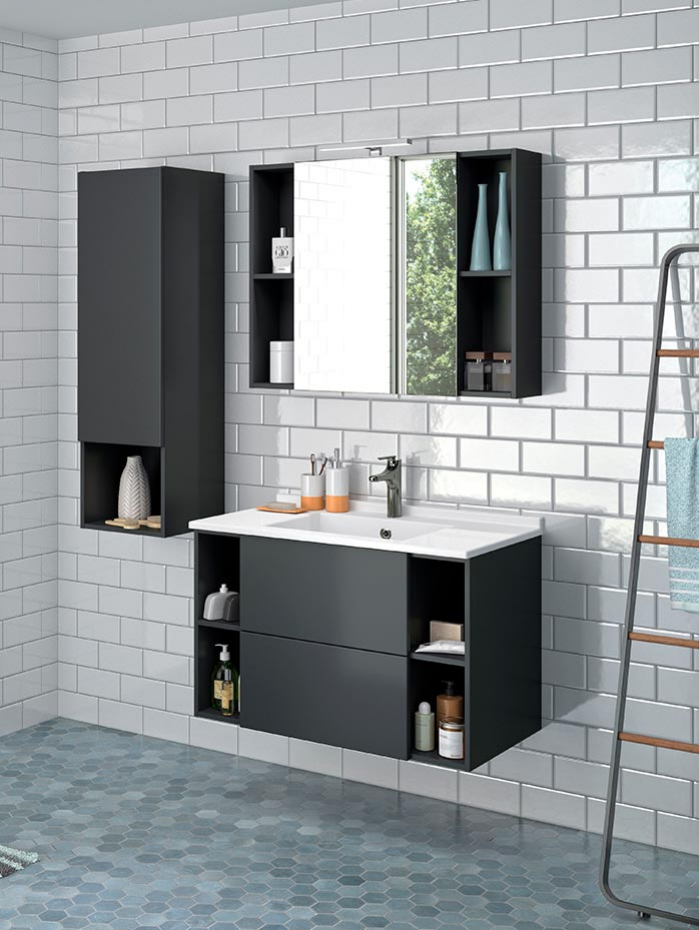 Ambiance Bain Open armoire de toilette