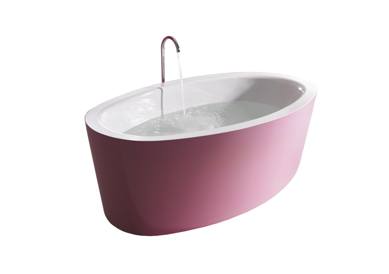 Baignoire en îlot aux formes délicates BetteStarlet Oval de BETTE