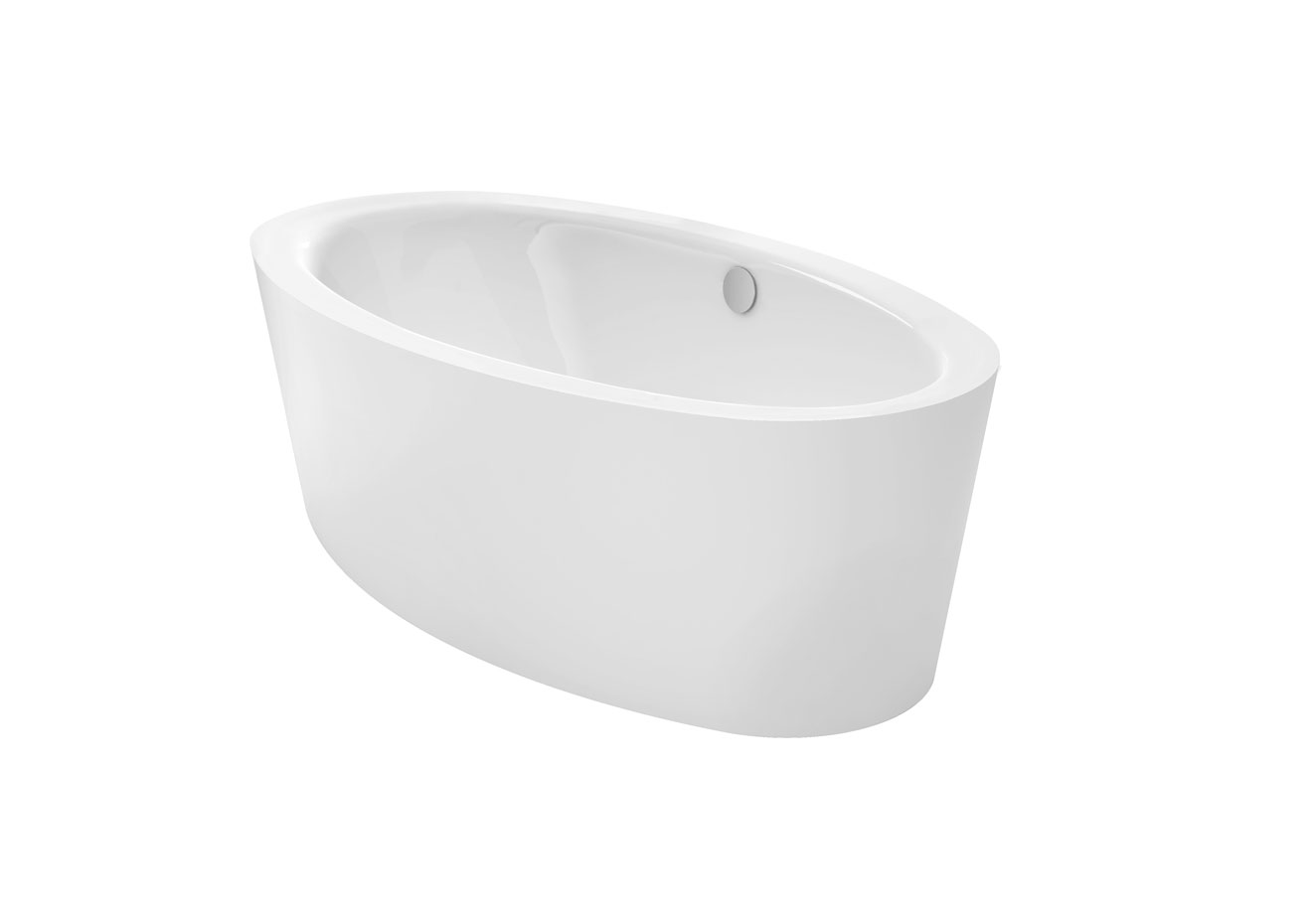 Baignoire en îlot aux formes délicates BetteStarlet Oval de BETTE