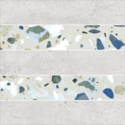 Mosaïque Stonecrete par Azteca en coloris Brick Rialto White