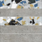 Mosaïque Stonecrete par Azteca en coloris Brick Venezia Ash