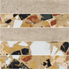 Mosaïque Stonecrete par Azteca en coloris Brick Venezia Sand