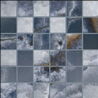 Collection Tele Di Marmo Onyx par Emil Ceramica en coloris mosaico Blue 5x5