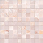 Collection Tele Di Marmo Onyx par Emil Ceramica en coloris mosaico Pink 3x3