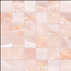 Collection Tele Di Marmo Onyx par Emil Ceramica en coloris mosaico Pink 5x5
