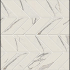 Mosaïque Foyer par Marca Corona en coloris Chevron Clear