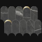 Mosaïque Scultorea par Marca Corona en coloris Tessere Arco Oro Dark Diamond