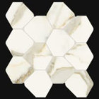 Mosaïque Scultorea par Marca Corona en coloris Tessere Esa Calacatta Oro Fino