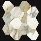 Mosaïque Scultorea par Marca Corona en coloris Tessere Esa Calacatta Vena Antica