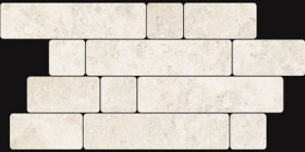 Mosaïque Landstone par Novabell en coloris Raw White