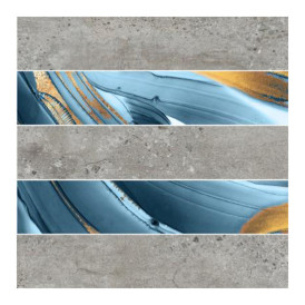 Mosaïque Stonecrete par Azteca en coloris Brick Agata Ash