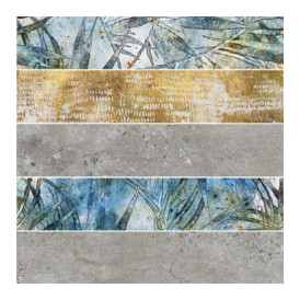 Mosaïque Stonecrete par Azteca en coloris Brick Tulum Blossom Ash