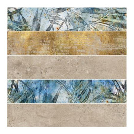 Mosaïque Stonecrete par Azteca en coloris Brick Tulum Blossom Sand
