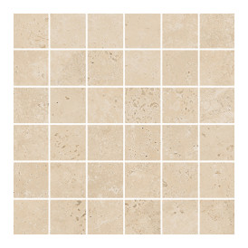 Mosaïque Jerusalem Stone par Cerdomus en coloris Sabbia