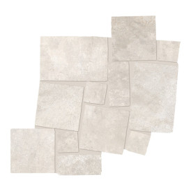 Mosaïque Fabrika par Emil Ceramica en coloris Blokko White