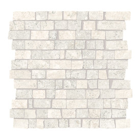 Mosaïque Mapierre par Emil Ceramica en coloris Petit Mur Blanc