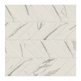Mosaïque Foyer par Marca Corona en coloris Chevron Clear