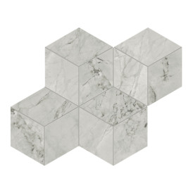 Mosaïque Scultorea par Marca Corona en coloris Tessere Rombo Foam Grey