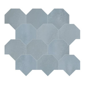 Mosaïque Vulcanica par Marca Corona en coloris Tessere Scaglie Azul