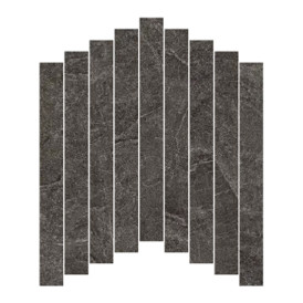 Mosaïque Deepstone par Novabell en coloris Listelli Graphite