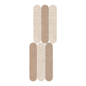 Mosaïque Khroma par Novabell en coloris Curves Argilla Avorio