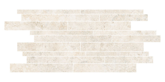 Mosaïque Landstone par Novabell en coloris Raw White