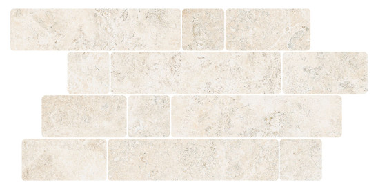 Mosaïque Landstone par Novabell en coloris Raw White