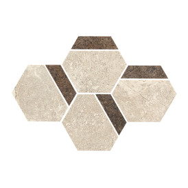 Mosaïque Breccia par Pavigrés en coloris Gold