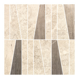 Mosaïque Breccia par Pavigrés en coloris Gold/Silver