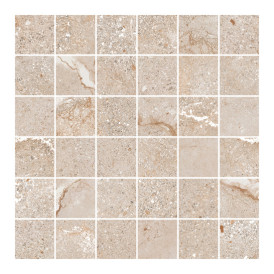 Mosaïque Gemstone par Pavigres en coloris Ivory
